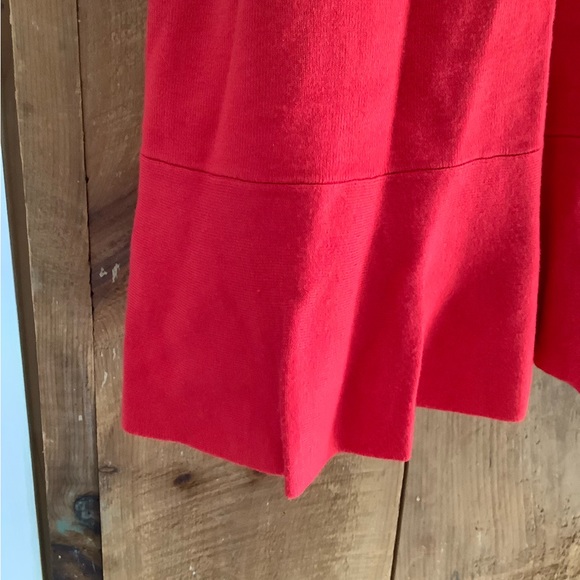 the limited collection red waterfall long sweater vest sleeveless cardigan - Picture 10 of 10